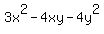 3x%5E2-4xy-4y%5E2