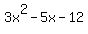 3x%5E2-5x-12