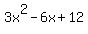 3x%5E2-6x%2B12