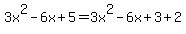 3x%5E2-6x%2B5=3x%5E2-6x%2B3%2B2