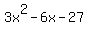 3x%5E2-6x-27