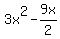 3x%5E2-9x%2F2