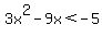 3x%5E2-9x%3C-5