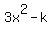 3x%5E2-k