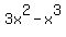 3x%5E2-x%5E3