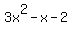 3x%5E2-x-2