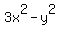 3x%5E2-y%5E2