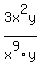 3x%5E2y%2Fx%5E9y