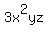 3x%5E2yz