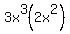 3x%5E3%282x%5E2%29