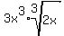 3x%5E3%2Aroot%283%2C2x%29