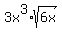3x%5E3%2Asqrt%286x%29