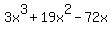 3x%5E3%2B19x%5E2-72x