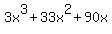 3x%5E3%2B33x%5E2%2B90x