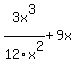 3x%5E3%2F12x%5E2%2B9x
