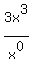3x%5E3%2Fx%5E0