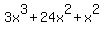 3x%5E3+%2B+24x%5E2+%2B+x%5E2