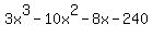 3x%5E3+-+10x%5E2+-+8x+-+240