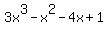 3x%5E3+-+x%5E2+-+4x+%2B+1