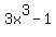 3x%5E3-1