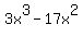 3x%5E3-17x%5E2