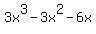 3x%5E3-3x%5E2-6x