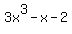 3x%5E3-x-2