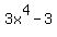 3x%5E4+-+3