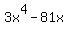 3x%5E4-81x