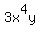 3x%5E4y