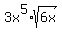 3x%5E5%2Asqrt%286x%29