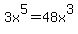 3x%5E5=48x%5E3