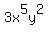 3x%5E5y%5E2