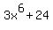 3x%5E6%2B24