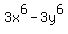 3x%5E6-3y%5E6