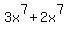 3x%5E7%2B2x%5E7