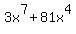 3x%5E7%2B81x%5E4