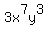 3x%5E7y%5E3