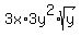 3x+%2A+3y%5E2%2A+sqrt%28y%29