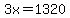 3x+=+1320
