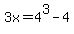 3x+=+4%5E3+-+4