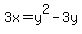 3x+=+y%5E2-3y