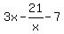 3x+-+21%2Fx+-+7