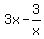 3x+-+3%2Fx%29