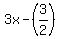 3x-%283%2F2%29