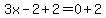 3x-2%2B2=0%2B2