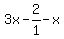 3x-2%2F1-x