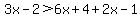 3x-2%3E6x%2B4%2B2x-1