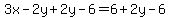 3x-2y%2B2y-6=6%2B2y-6