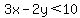 3x-2y%3C10